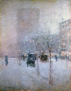 Sen eftermiddag, New York, vinter, 1900