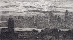 Manhattan af Childe Hassam