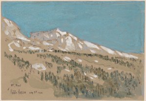 Mount Hood, Oregon af Childe Hassam