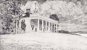 Mount Vernon af Childe Hassam