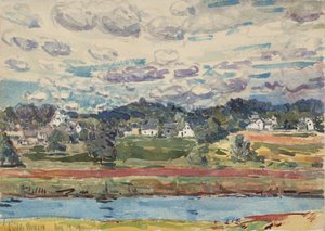 Newfields, New Hampshire af Childe Hassam