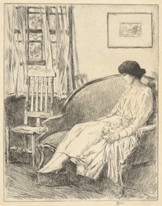 Åbent vindue af Childe Hassam