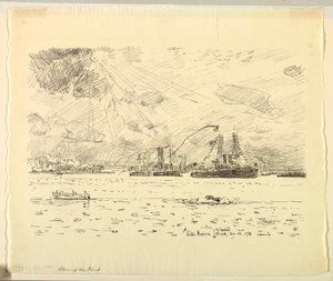 Flådens tilbagevenden af Childe Hassam