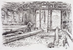 Spar-butik, Gloucester af Childe Hassam
