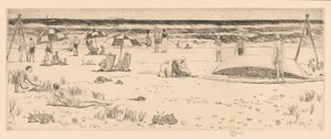 The Beach Club, Easthampton af Childe Hassam