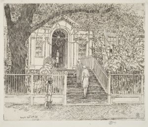 Chase-huset af Childe Hassam