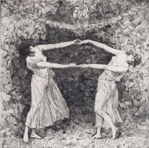 Laurbærdansen af Childe Hassam