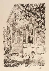 Service-flaget af Childe Hassam
