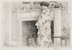Den hvide kimono af Childe Hassam
