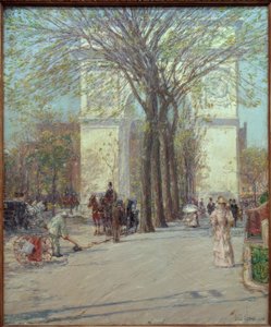 Washington Arch, forår