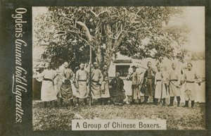 En gruppe kinesiske boksere af Chinese Photographer