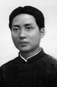 Portræt af Mao Tse-Tung (Mao Ze-Dong eller Mao Zedong eller Mao Tse Toung eller Mao Tso Tong) (1893-1976), en ung mand, som blev kinesisk statsoverhoved - Kina, omkring 1915