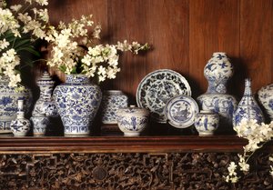 Blå og hvid porcelæn (keramik)