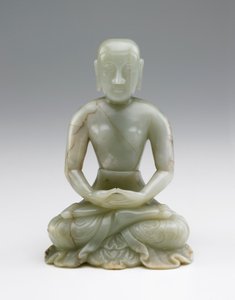 Udskæring af Shakymuni Buddha som en asketisk, 17.-18. århundrede af Chinese School