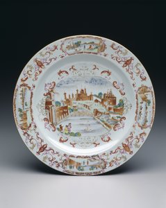 Charger, c.1740-50dani af Chinese School