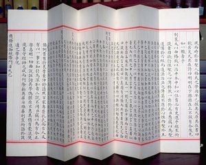 Kinesiske undersøgelsesark (blæk på papir) af Chinese School