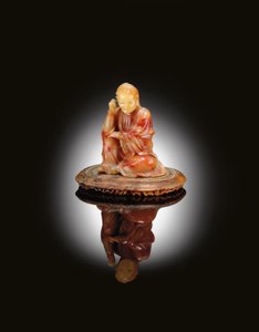 Figure of a Luohan af Chinese School