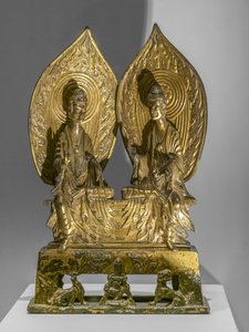 Shakyamuni og Prabhutaratna. Kina, det nordlige Wei-dynasti, 3. år af Xiping af Chinese School