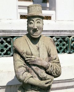 Statue af en europæisk soldat