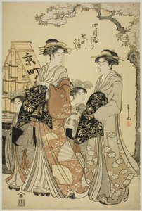 Nanamachi fra Yotsumeya With af Chobunsai Eishi