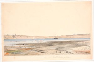 Krabbesholm Strand af Christen Dalsgaard