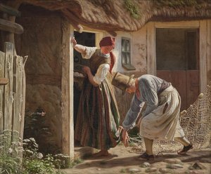 Pigen, der fanges i nettet