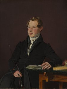 læge Johann Henning Kjetil Hjardemaal af Christen Købke (Danish