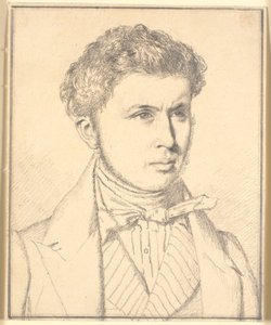 Portræt af kunstnerens bror, H.P.N.Købke (1812-39) af Christen Købke