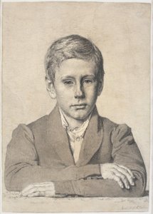Portræt af skovrider Henrik Clausen (1825-1904) som barn af Christen Købke