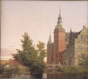 Frederiksborg Slot Set fra Nordvest af Christen Købke