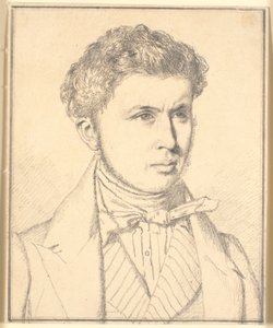 Portræt af kunstnerens bror, H.P.N.Købke (1812-39) af Christen Købke