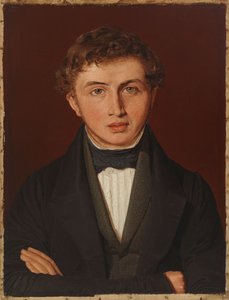 Portræt af Hans Peter Købke, kunstnerens bror