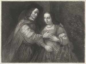 Portræt af en hest som gammeltestamentlige figurer, kaldet 