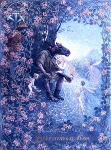 Illustration fra "En midsommernatsdrøm" af William Shakespeare (1565-1616) ca.1900 (litografi)