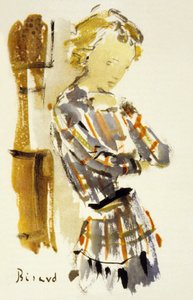Illustration fra "Skolen for Kvinder" af Andre Gide