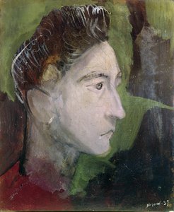 Portræt af Jean Cocteau (1889-1963) 1927 (olie på lærred)