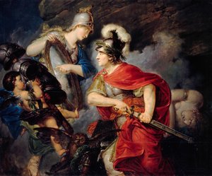 Allegori om Frederik den Store som Perseus Begyndelsen af Syvårskrigen, 1789