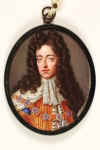 William III (wc på vellum) af Christian Friedrich Zincke
