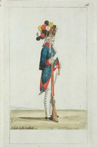 Grenader fra Preobrazhensky Regiment, 1793