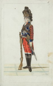 Officer for Livgardens kavaleriregiment, 1793