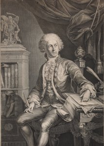 Portræt af prins Alexander Michaylovich Belosselsky-Belozersky 1752-1809, sidste kvartal af det 18. af Christian Gottlieb Schultze
