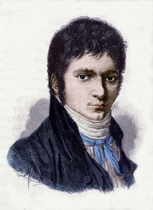 Ludwig van Beethoven (1770-1827), tysk musiker, i 1802. Stik af Morel fra en miniature af Horneman. af Christian Hornemann