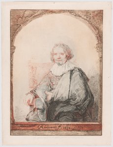 Portræt af en mand i en lænestol, fra Collection d