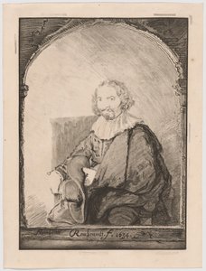 Portræt af en mand i en lænestol, fra Collection d