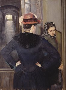 Et møde (Albertine) af Christian Krohg