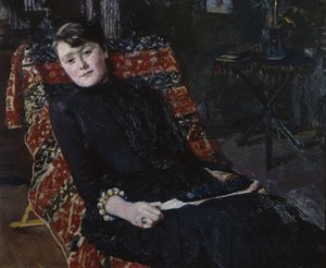 Skuespillerinde Constance Brown af Christian Krohg