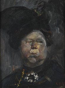Fru Blom af Christian Krohg