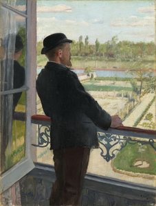 Portræt af den svenske maler Karl Fredrik Nordstrom (1855-1923) 1882 (olie på lærred) af Christian Krohg