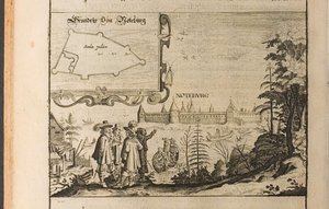 Nöteborg Illustration fra Rejser til den store hertug af Muscovy og kongen af Persien af Adam Ol