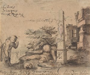 Allegori om livets forgængelighed, 1618.